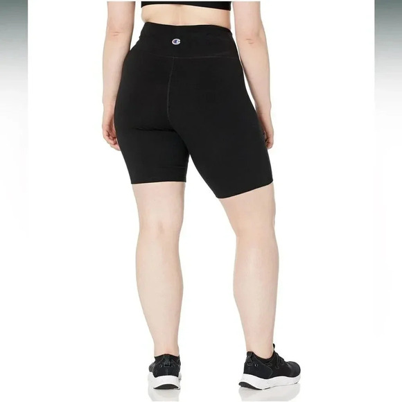 Champion Plus Size Authentic Bike Shorts - Graphic (Black) 1X NWT - Picture 2 of 6